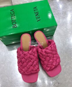 Replica Bottega Veneta BV Board Sandals 630175 Fuschia 2