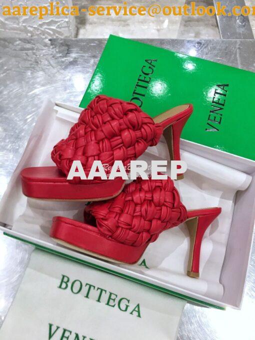 Replica Bottega Veneta BV Board Sandals 630175 Red 2