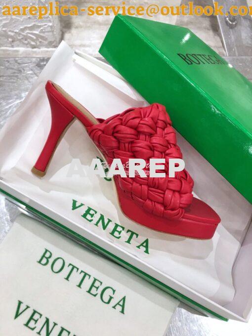 Replica Bottega Veneta BV Board Sandals 630175 Red 4