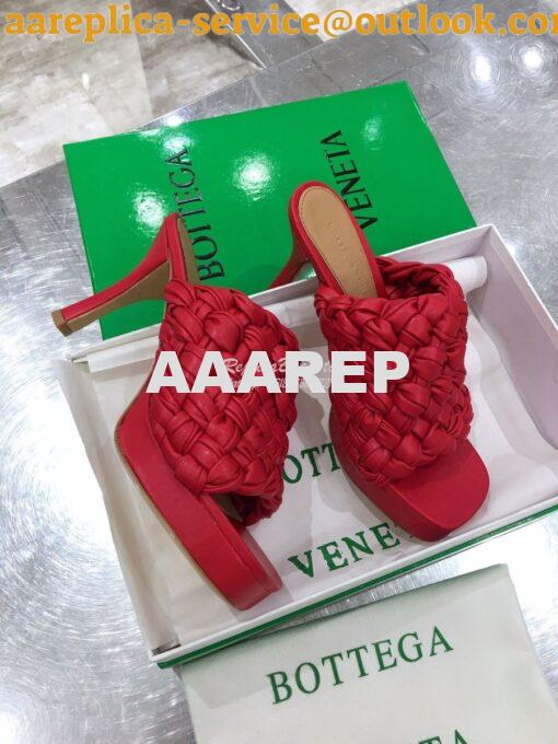 Replica Bottega Veneta BV Board Sandals 630175 Red 5