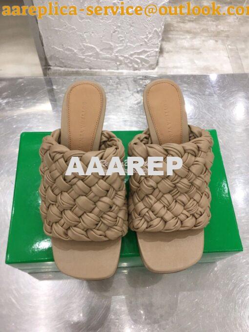 Replica Bottega Veneta BV Board Sandals 630175 Camel 2