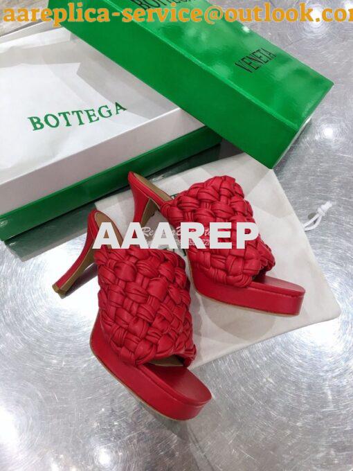 Replica Bottega Veneta BV Board Sandals 630175 Red 7