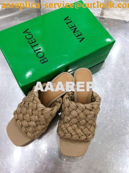 Replica Bottega Veneta BV Board Sandals 630175 Camel 5