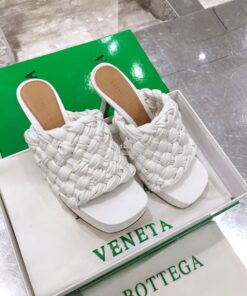 Replica Bottega Veneta BV Board Sandals 630175 White 2