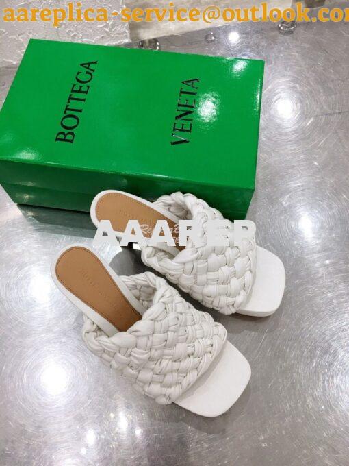 Replica Bottega Veneta BV Board Sandals 630175 White 3