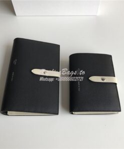 Replica Celine Strap medium/large multifunction wallet in black graine 2