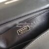 Replica Prada Cahier Small Calf Hair Studded black Shoulder Bag 1BD045 11