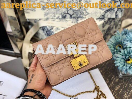 Replica Dior Dioraddict Wallet On Chain Cutch Nude 2