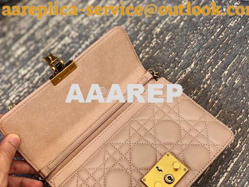 Replica Dior Dioraddict Wallet On Chain Cutch Nude 8