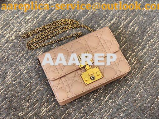 Replica Dior Dioraddict Wallet On Chain Cutch Nude 13