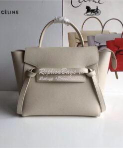 Replica Celine Belt Bag In Beige Grained Calfskin 2 sizes