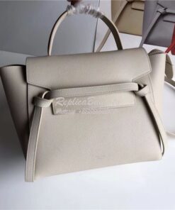 Replica Celine Belt Bag In Beige Grained Calfskin 2 sizes 2