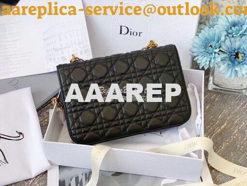 Replica Dior DiorAddict Flap Bag with with Sliding Chain in Cannage La 11