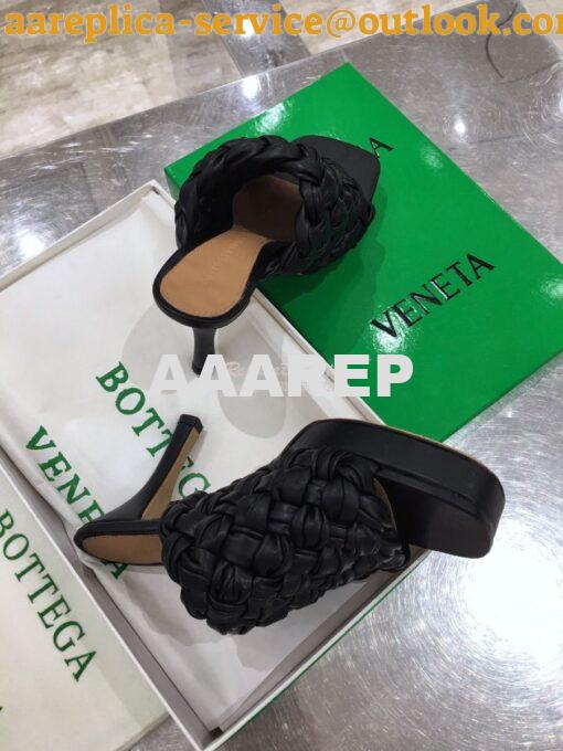 Replica Bottega Veneta BV Board Sandals 630175 Black 8