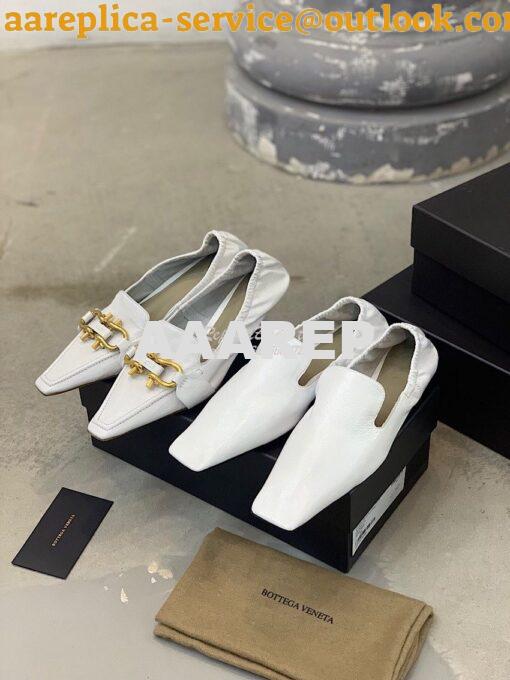 Replica Bottega Veneta BV Slipper 608878 Bianco