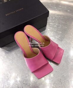 Replica Bottega Veneta BV Stretch Sandals 610538 Pink 2