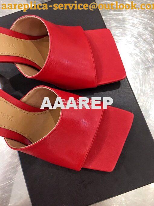 Replica Bottega Veneta BV Stretch Sandals 610538 Red 5