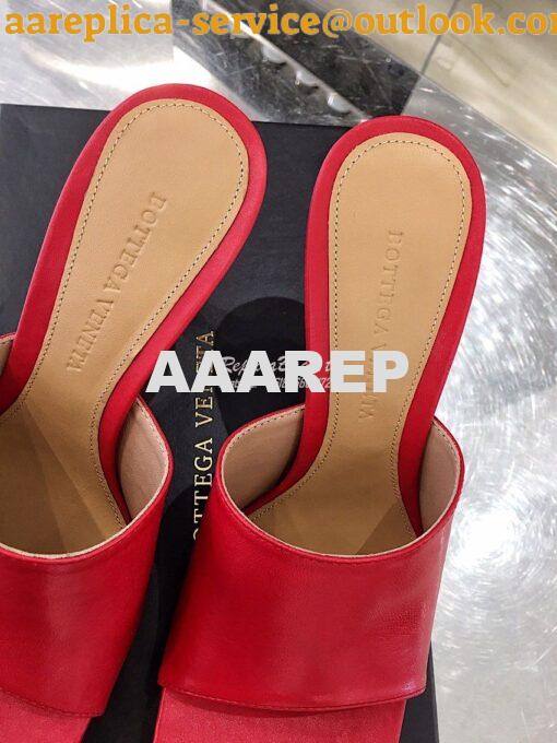 Replica Bottega Veneta BV Stretch Sandals 610538 Red 6