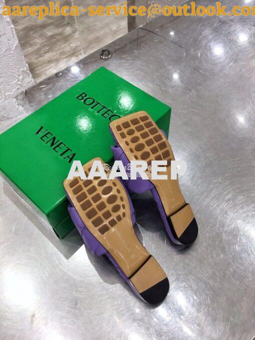 Replica Bottega Veneta BV Lido Flat Sandals 608853 Purple 8