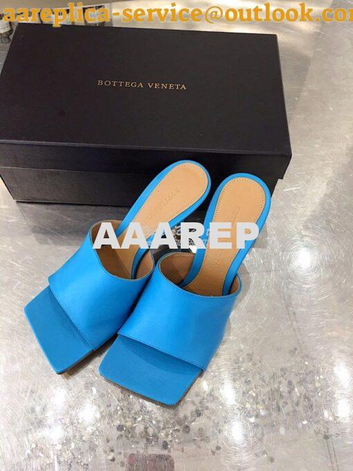 Replica Bottega Veneta BV Stretch Sandals 610538 Sky Blue 2