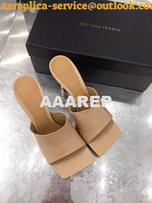 Replica Bottega Veneta BV Stretch Sandals 610538 Nude 2