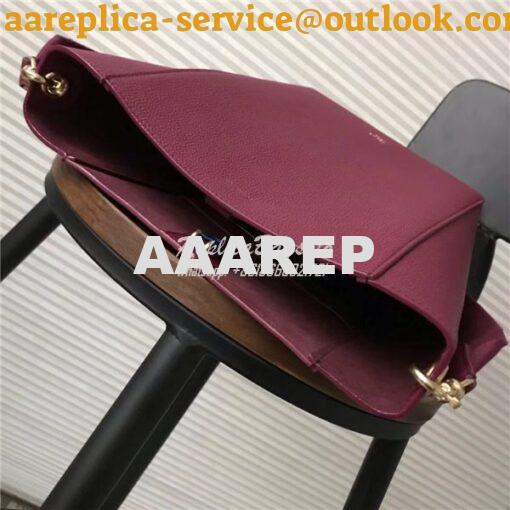 Replica  Celine Small Seau Sangle bag in burgundy soft grained calfski 4