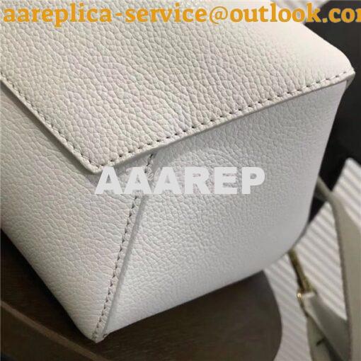 Replica  Celine Small Seau Sangle bag in white soft grained calfskin 6