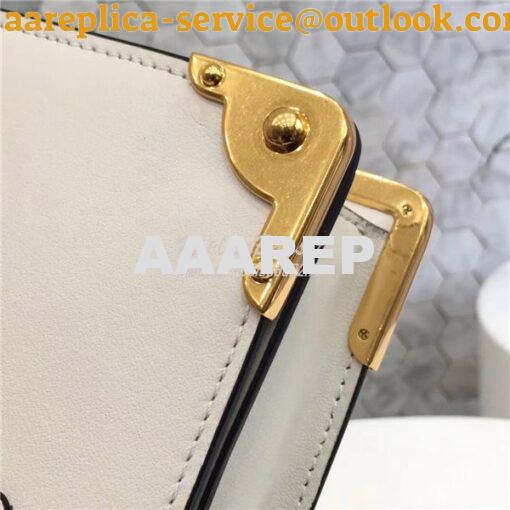 Replica Prada Cahier White Long Clutch with chain Bag 1BF048 8