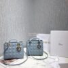 Replica Dior Book Tote bag Embroidered Canvas with Blue KaléiDiorscopi 12