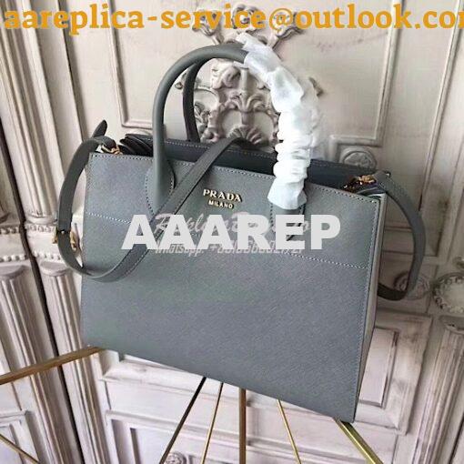 Replica Prada Bibliothèque Bag Grey 3