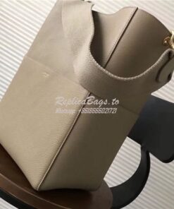 Replica Celine Seau Sangle bag in dune soft grained calfskin 2