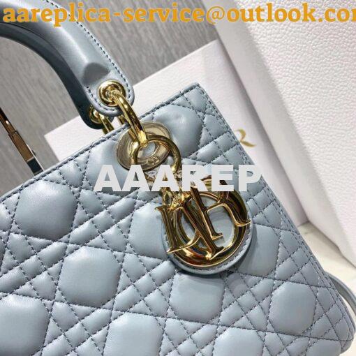 Replica Christian Dior Lady Dior Quilted in Lambskin Leather Bag Baby 4