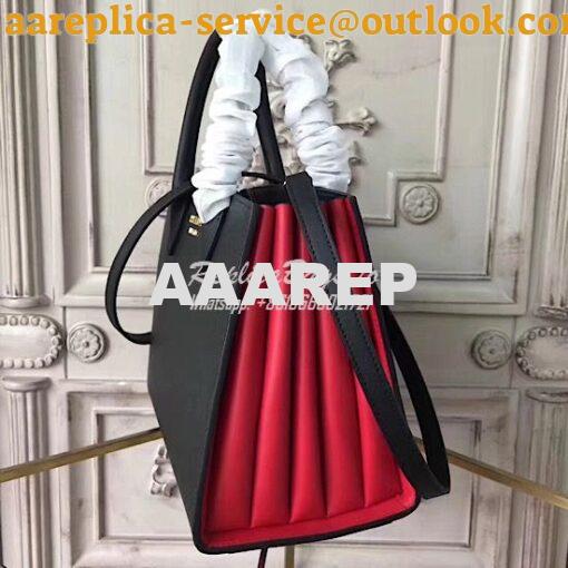 Replica Prada Bibliothèque Bag Black + Red 3