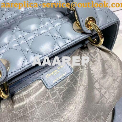 Replica Christian Dior Lady Dior Quilted in Lambskin Leather Bag Baby 7