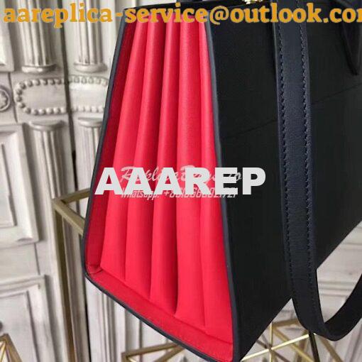 Replica Prada Bibliothèque Bag Black + Red 6