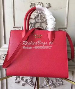 Replica Prada Bibliothèque Bag Red 2