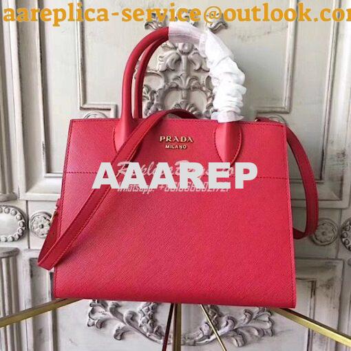 Replica Prada Bibliothèque Bag Red 2