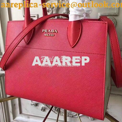 Replica Prada Bibliothèque Bag Red 3