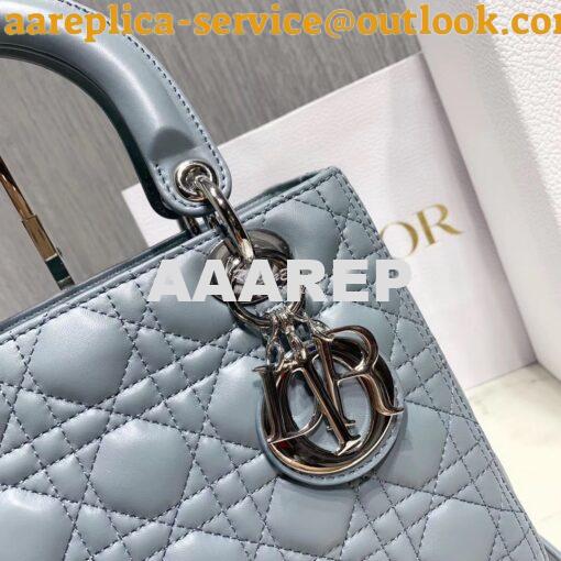 Replica Christian Dior Lady Dior Quilted in Lambskin Leather Bag Baby 10