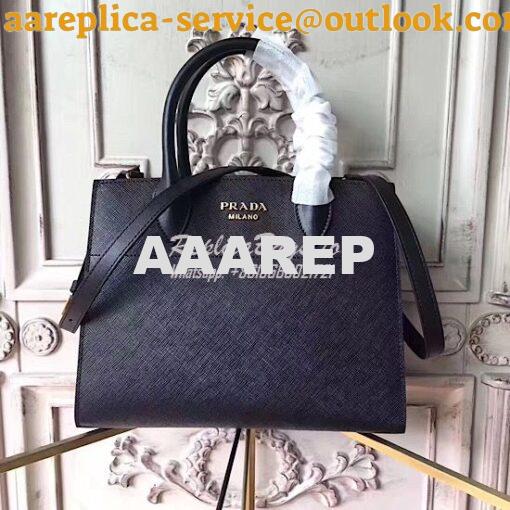 Replica Prada Bibliothèque Bag Black