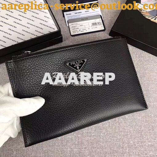 Replica Prada Leather Document Holder 2NG003 3