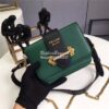 Replica Prada Cahier black leather shoulder bag 1BL004 11