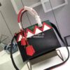 Replica prada esplanade bag 1BA046 begonia pink with jade green 11