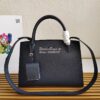 Replica Prada Paradigme Black Bag with red luggage tag 1ba102 1ba103 12