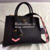 Replica prada esplanade bag 1BA046 green with red 11