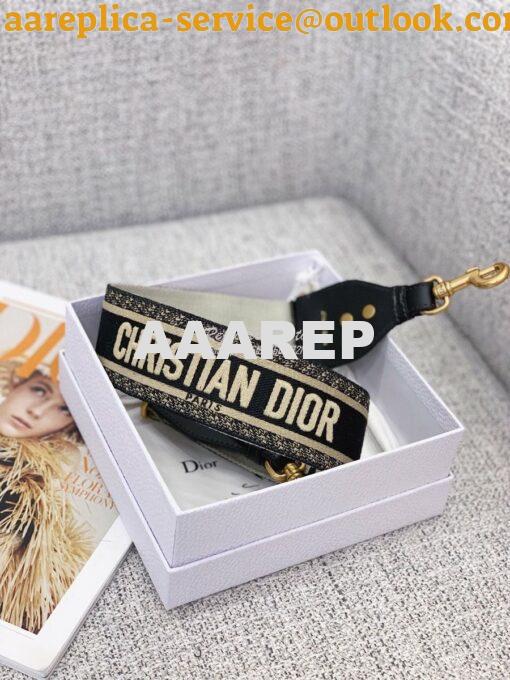 Replica Dior Shoulder Strap Black 14