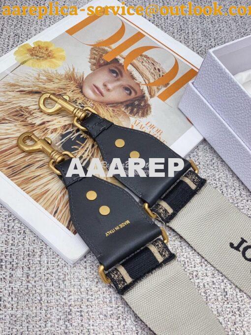 Replica Dior Shoulder Strap Black 14 7