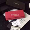 Replica Prada 1M1132 Saffiano Leather Long Fold Wallet Dark Blue 11