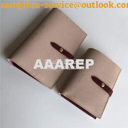 Replica Celine Strap medium/large multifunction wallet in light brown 10