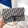 Replica Christian Dior Lady Dior Grained Metallic Silver Bag 19